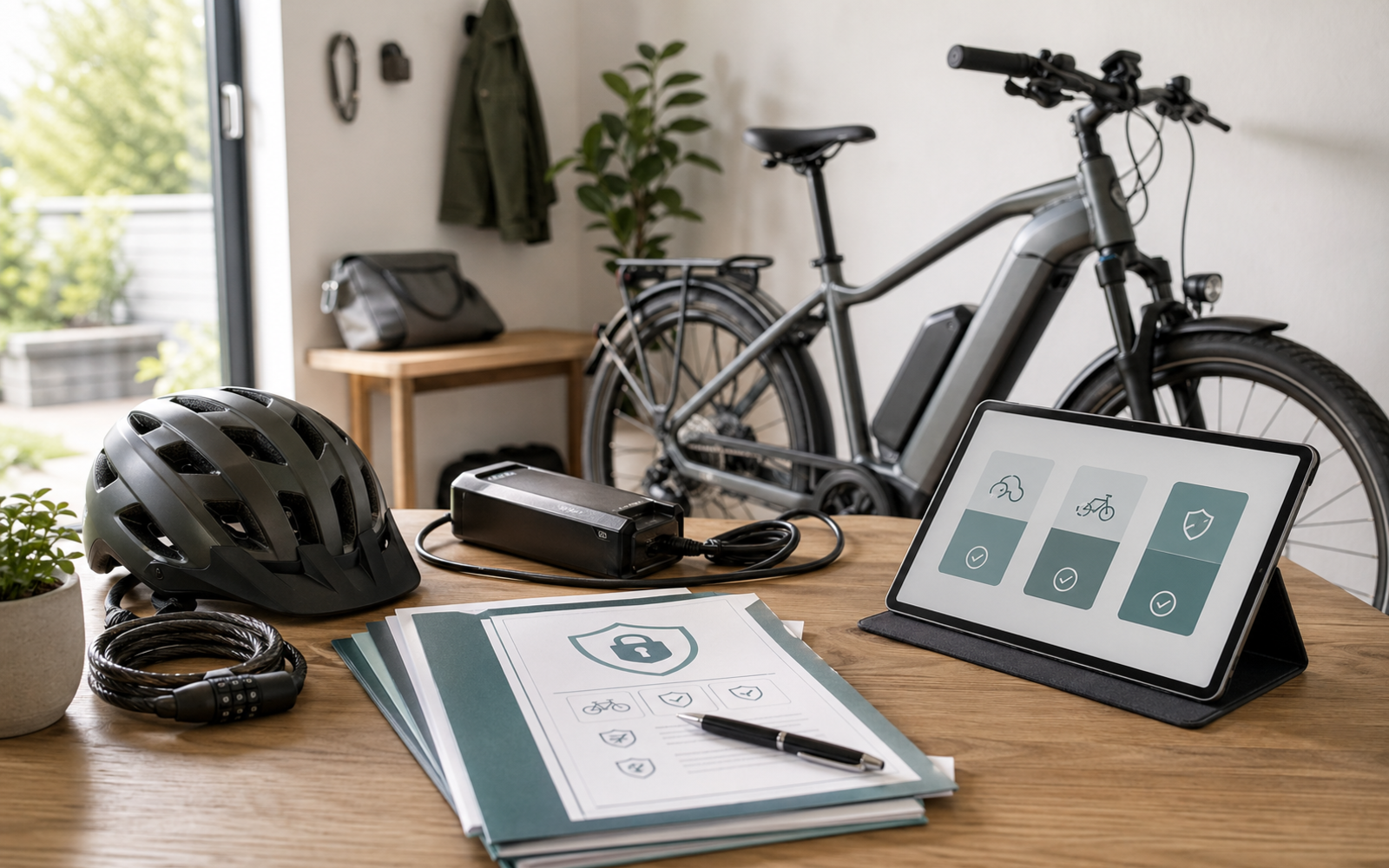 Themenbild für E-Bike Versicherung auf tierhalterhaftpflichtversicherung-vergleich.de